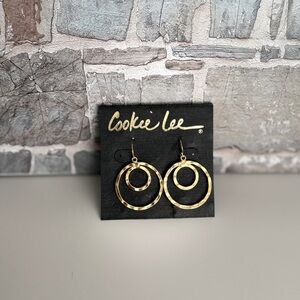 Cookie Lee Gold Hoop Earrings